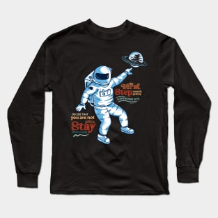 Astronaut Spaceman Long Sleeve T-Shirt